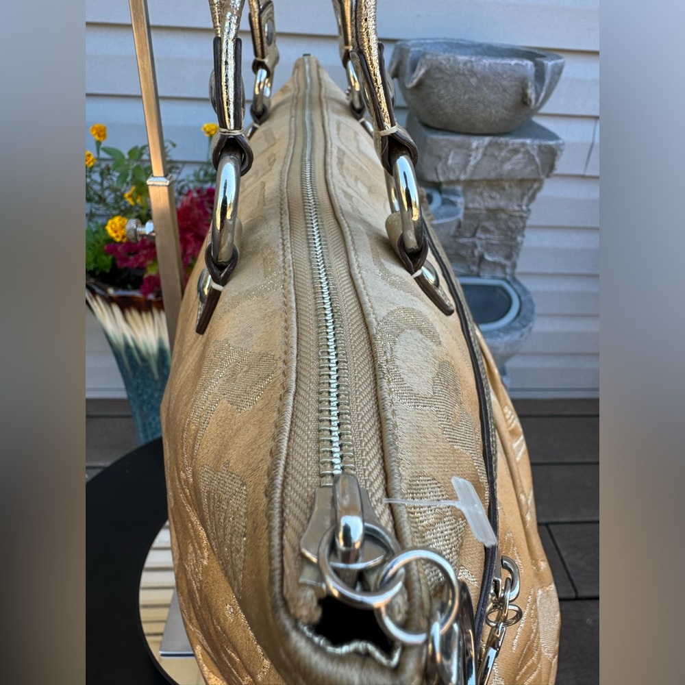 Coach Poppy Story Patch Glam Tote - Picture 7 of 14